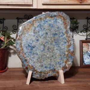 Adirondack Blue Calcite Cutting Board with stand