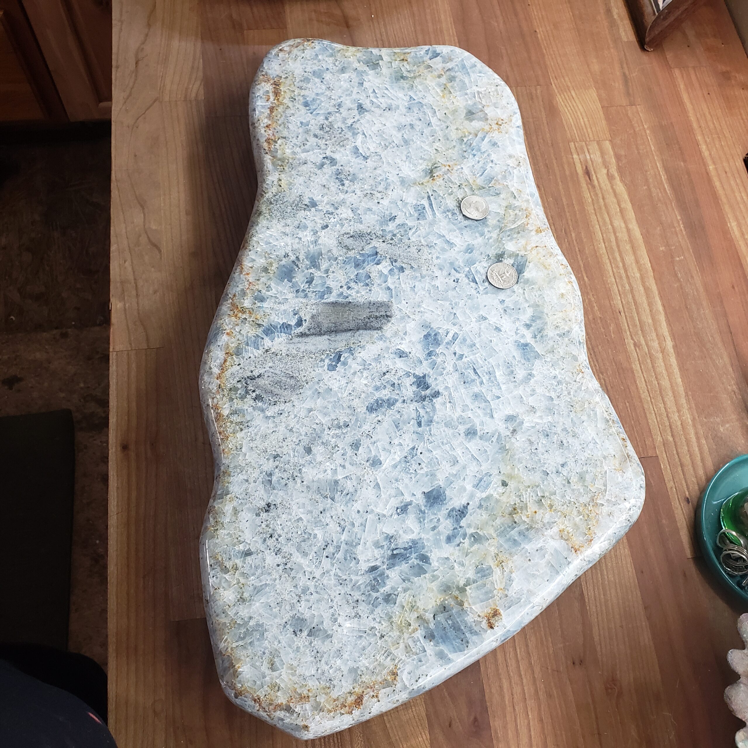 Adirondack Blue Calcite Charcuterie Board
